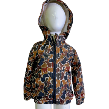 Kids Hooded Windbreaker Coat with Pocket - Boys Spring Autumn Jacket Zipper Outerwear