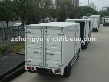 CKD cargo dry van box truck body/ cargo van truck/ckd refrigerated truck body