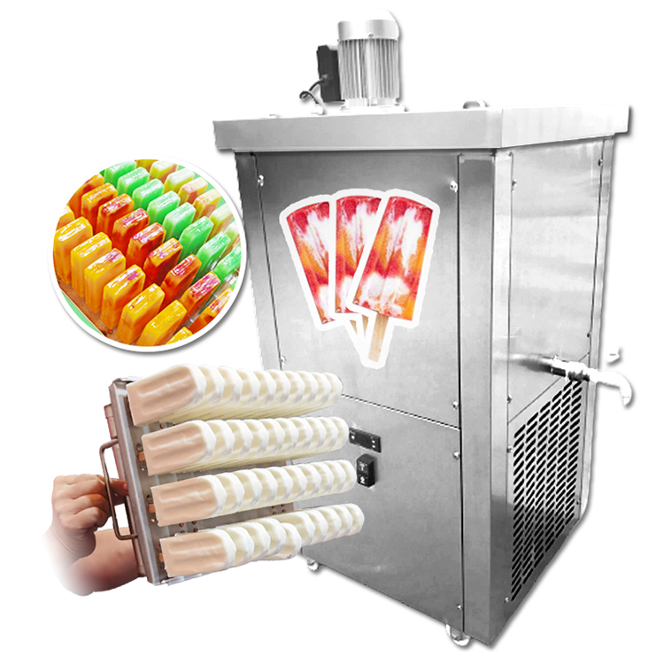 Máquina de picolé de picolé automática de gelato CE Máquina de gelo