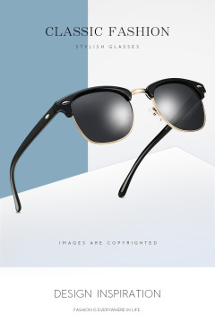 Polarized Sunglasses Men Women Brand Design Eye Sun Glasses Women Semi Rimless Classic Men Sunglasses Oculos De Sol UV400