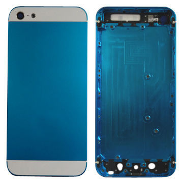 Colorful Hard Metal Back Battery Cover Case, Housing Replacement for iPhone 5