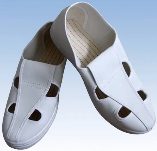 ESD Shoe With Four Holes / PVC shoes/cleanroom safety shoes
ESD Shoe With Four Holes / PVC shoes/cleanroom safety shoes