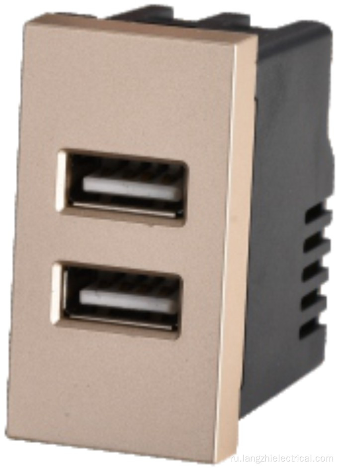 2-портовый USB-розетка 2.1A 5V (110-240V ~)