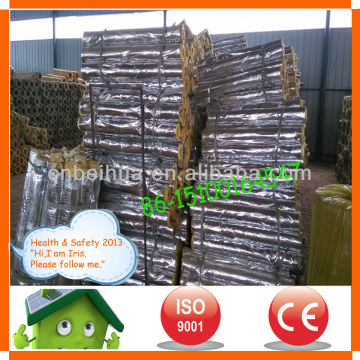 heat or cold preservation for air condition room fibreglass wool tube