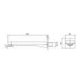 Shower Spout Wall Mount