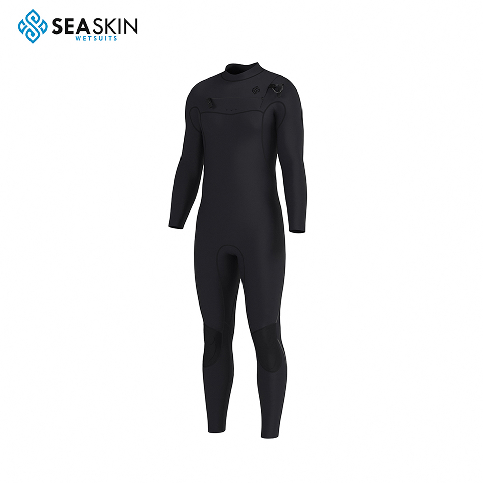 Seaskin berkualiti tinggi lengan panjang satu bahagian wetsuit