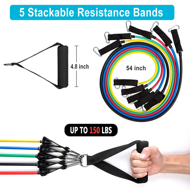 11pc Resistance Bands Set