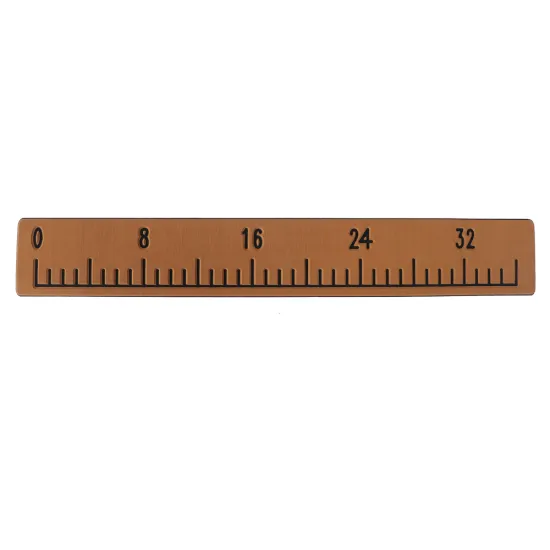 Light Brown over Black Boat EVA Fish Ruler