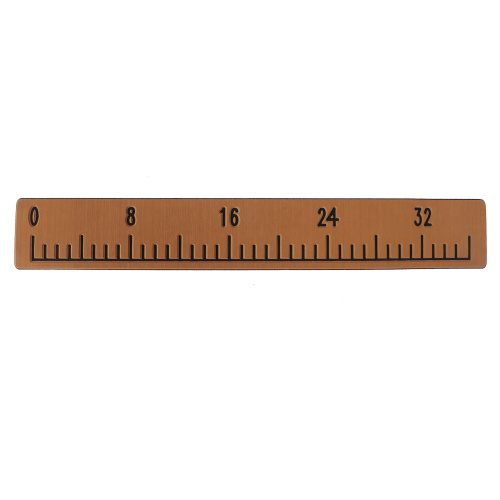 Light Brown over Black Boat EVA Fish Ruler