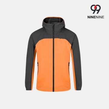 Chaqueta de invierno con capucha para niños con estilo