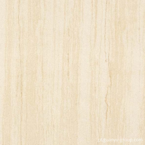 Wooden Pattern Beige Polished Porcelain Tile