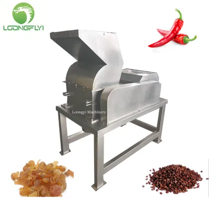 Industrial herb tea leaf garlic grinder machine