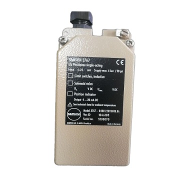 Maklumat Produk: Samson Single Acting Type 3767 Model 3767-12001110110000.06 Posisi Injap Elektropneumatik