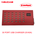 30-порт USB Red AI Smart Charger