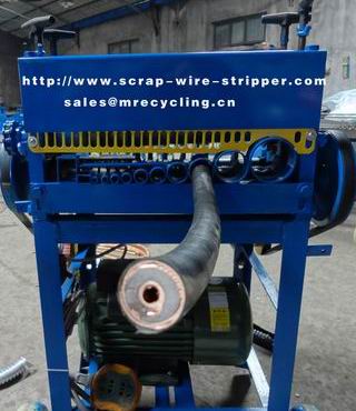 wire cutting stripping machine