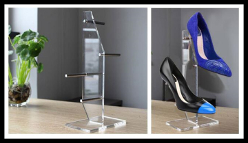 clear acrylic shoes display stand,morden acrylic shoes display