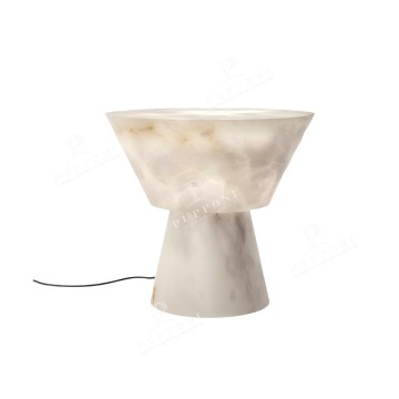 Wholesale Natural Creative Marble Alabaster Table Lamp