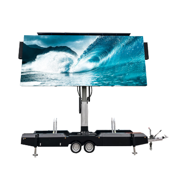 Mobiele advertenties in de buitenlucht: schermen voor auto -led display