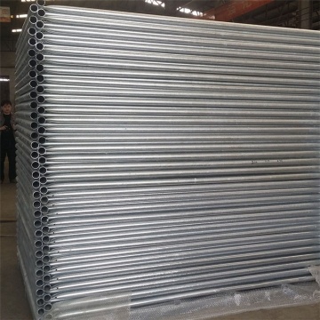 Galvanized portable pool fencing and gates