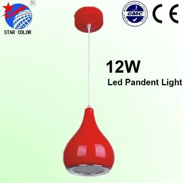 Red color 12W pandent lights