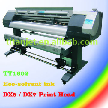 TT1604 high precision eco solvent DX5 inkjet printer 1.6m