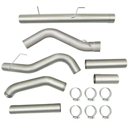 5 Inch Stainless Steel Turbo-back Exhaust Pipes for 2007-2012 Dodge Ram Cummins 6.7L Diesel