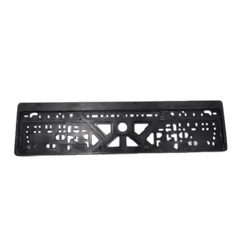 Laser-Engraved Europe Size PP Car License Plate Frame Logo