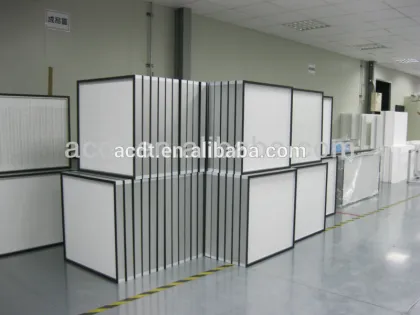 Mini pleated HEPA filter H14 material from HV Hollingsworth & Vose