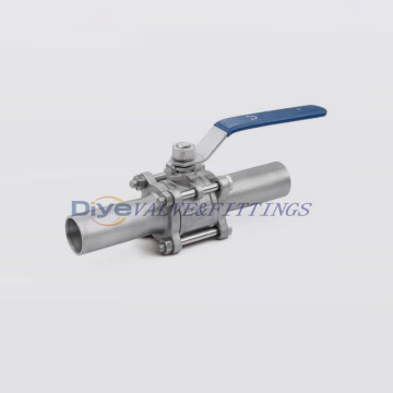 3PC Ball Valve 1000psi Extended Butt-Weld
