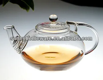 teapot , glass teapot with infuser / glass tea set 600ml pyrex heat resistant