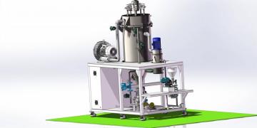Three-in-one laboratory grinding classifier