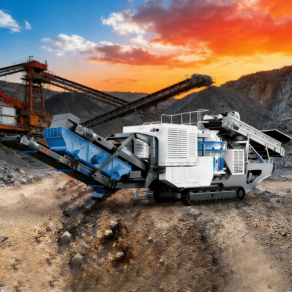 Iron Ore Cone Mobile Crusher