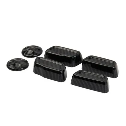 Carbon Fiber Seat Adjustment Button Covers for 2021+ Jeep Grand Cherokee Interior Accessories