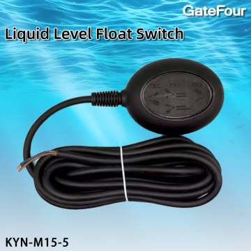 Interruttore di livello a galleggiante nero da 5 m KYN-m15-5
