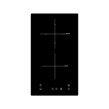 220V Portable Infrared Double Induction Cooktop Magnetic Cooker