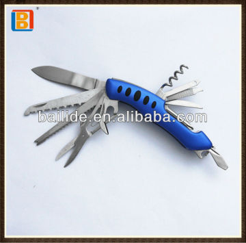 2017 Hot Selling New Design Aluminium Handle Damascus Multi Functions Pocket Knife