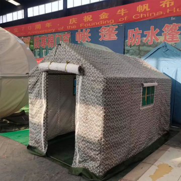 Practical type warm and cold tent