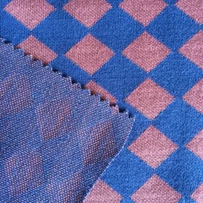 Tencel cotton rhombus Jacquard fabric