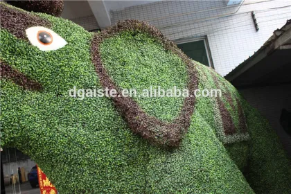 artificial design nature simulation grass plant elephant statue animal sculpture