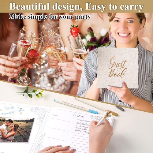 Wedding Guest Book Personalized Custom Linen Wedding Guest Book Manufactory