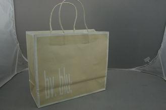 Classy Aseptic Recycled Paper Shopping Bags / Kraft Paper B