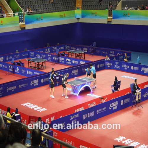 Suelo de tenis de mesa de vinilo Enlio con ITTF