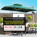 Luxury solar outdoor umbrella