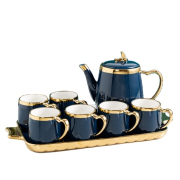 2022 Luxury Gold-Decorated Porcelain Coffee & Tea Set - Hot Selling Gift