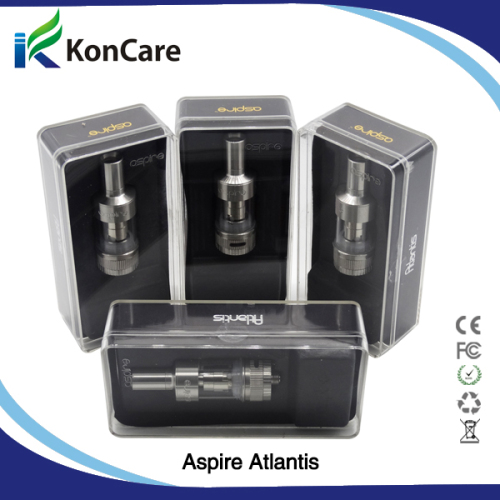 Stock Offer! ! 2014 Hottest&Newest Glassomizer Wholesale Price Aspire Atlantis with Sub Ohm Coil 0.5ohm