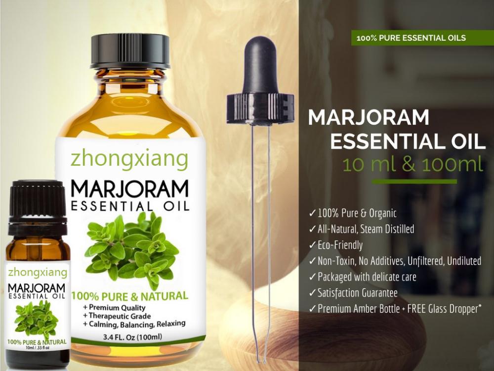 100 ٪ روغن اسانس خالص Marjoram در فروش داغ