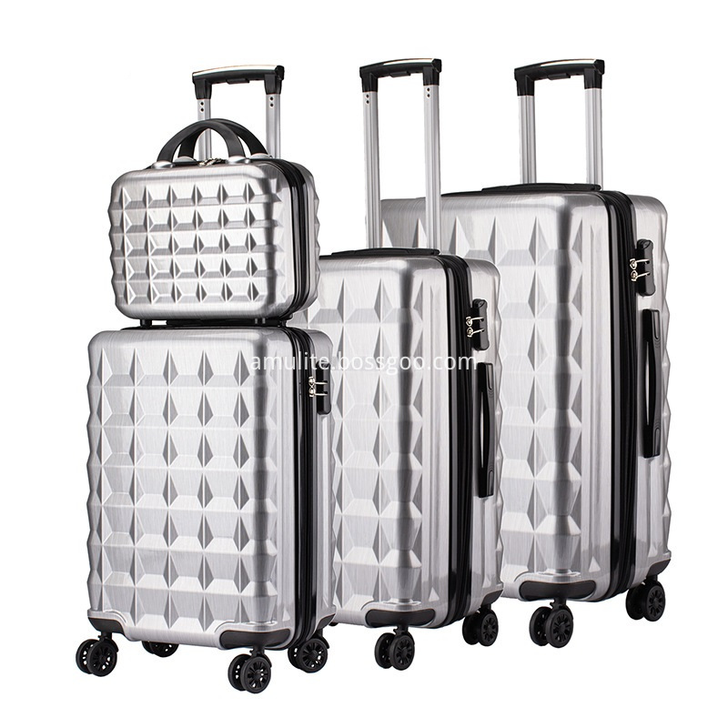 Silvery Luggage Set