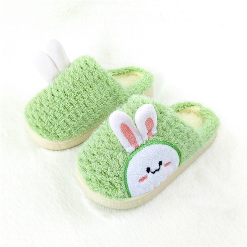 unisex child cheap slippers closed toe rabbit slippers