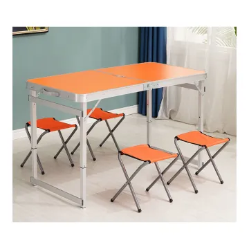 Luxury Foldable Outdoor Dining Set: Extendable Table and Chairs for Garden