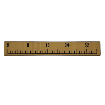 Light Teak over Black Boat Fishing Measurement Pad